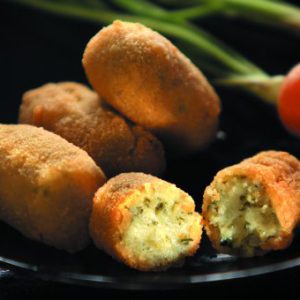 Croquetas de espinaca y queso
