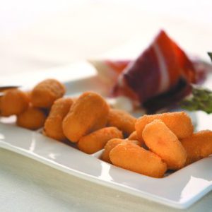 Mini-croquetas con jamón